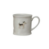 8 oz. Embossed Stoneware Mug