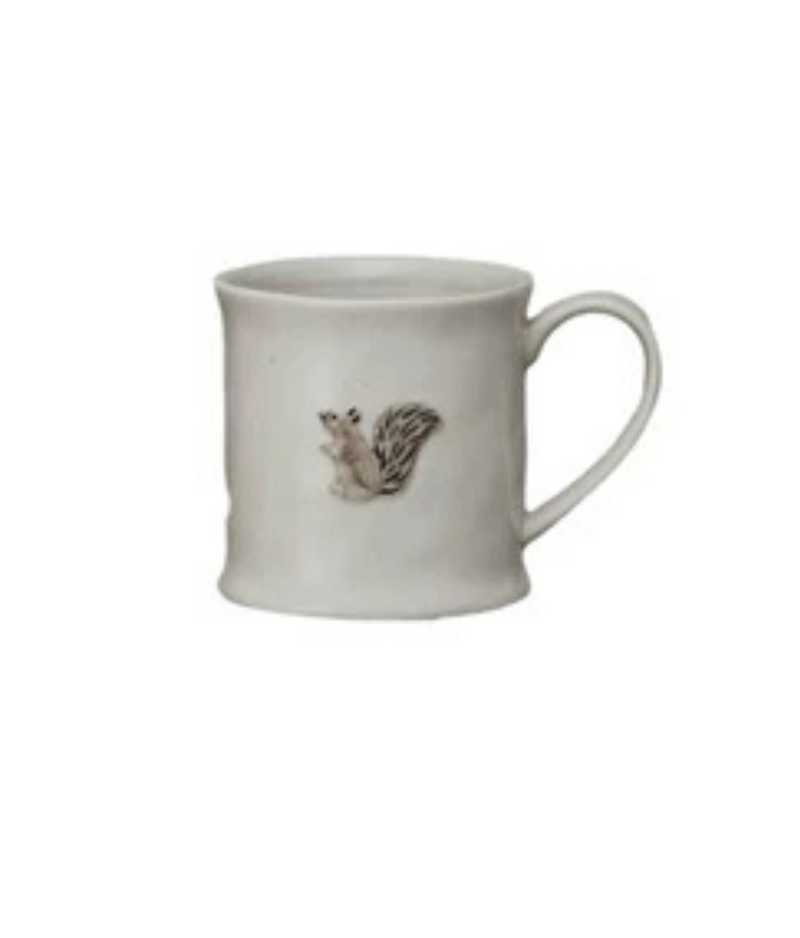 8 oz. Embossed Stoneware Mug