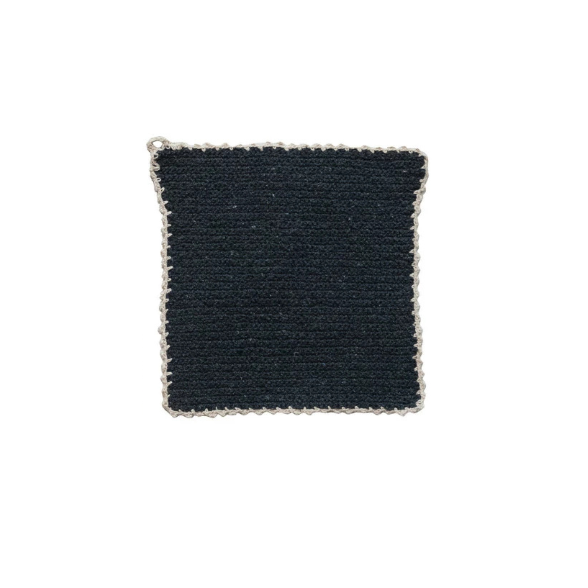 Square Cotton Blend Crocheted Dish Cloth