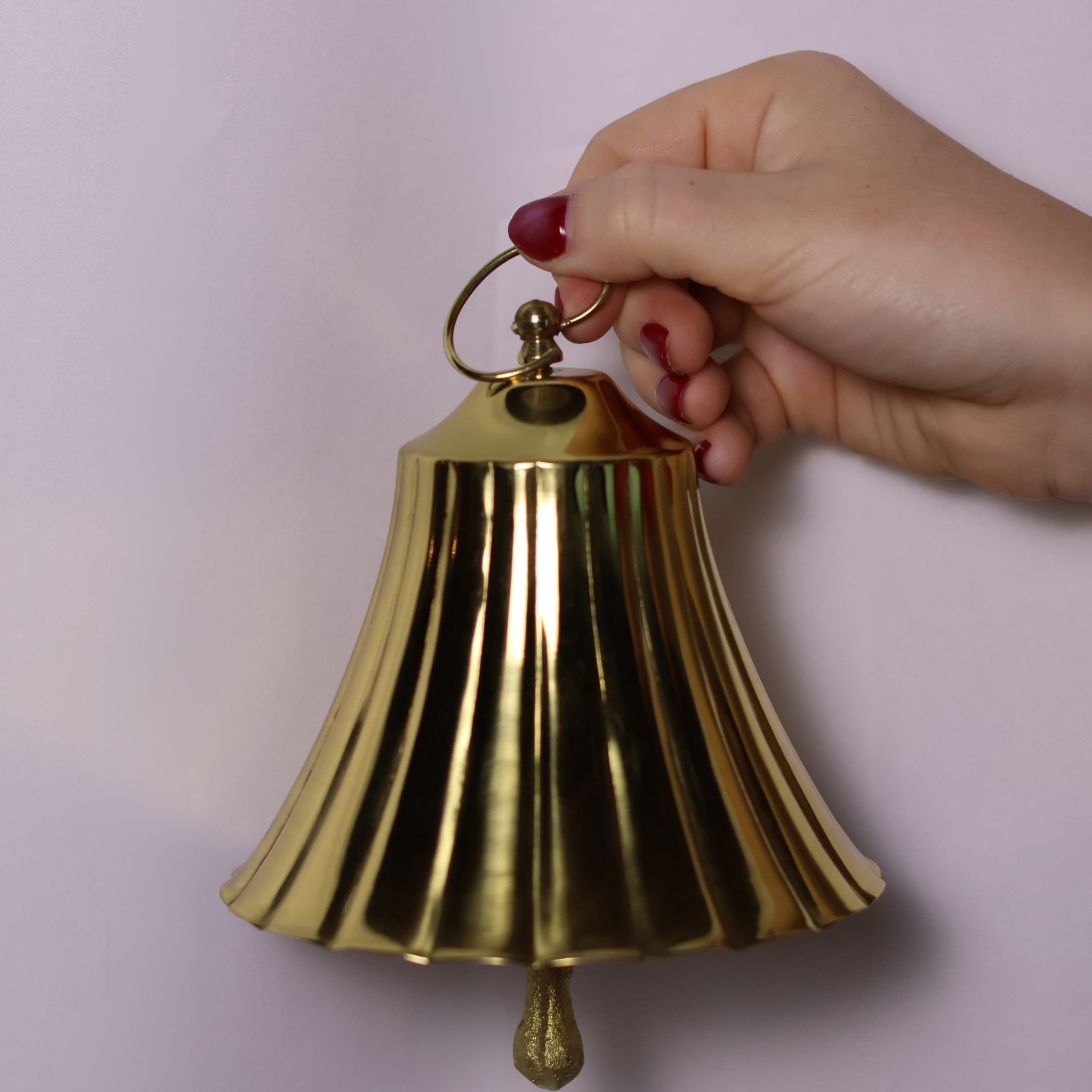 Scalloped Brass Bells