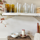 Stoneware Match Holder with Striker Plate