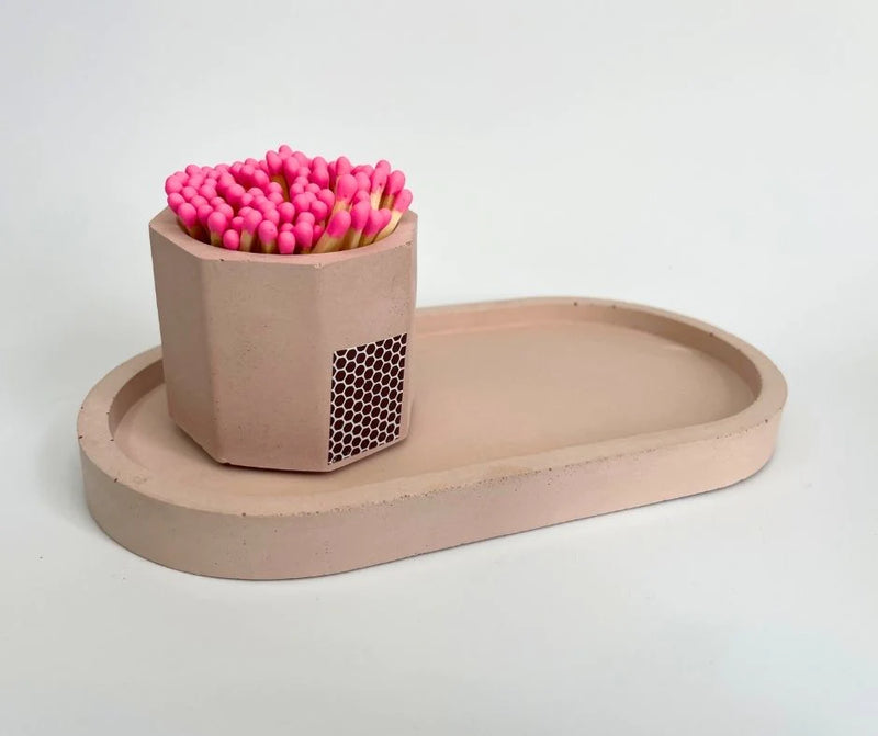 Pill Tray with Match Holder