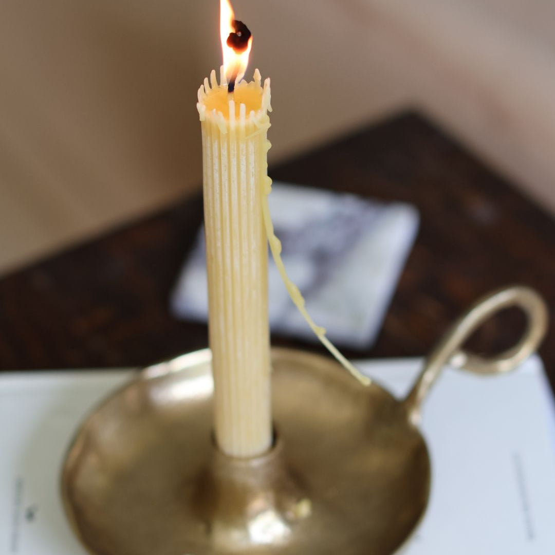 Beeswax Custom Taper-Pleated