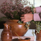 Poterie Renault Tripiere Pot (0.2 L) — Small—Brown