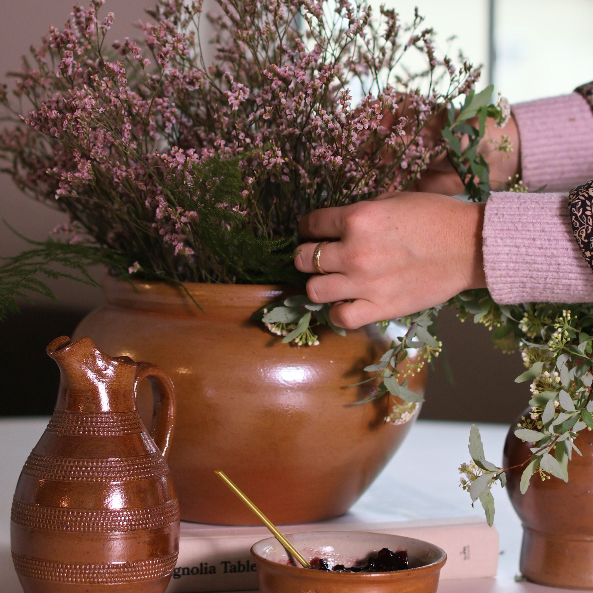 Poterie Renault Tripiere Pot (0.2 L) — Small—Brown