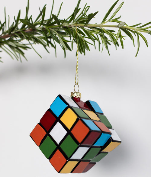 Puzzle Cube Ornament