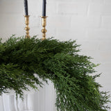 Real Touch Cypress Pine Garland 6ft