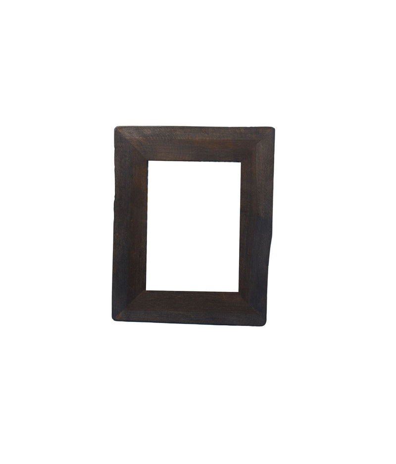 Reclaimed Wood Frame, Black, 5″ x 7″