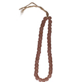 Recycled Glass Beads Pink Sm
