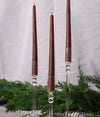 Red Beeswax 10" Tapers Set of 2