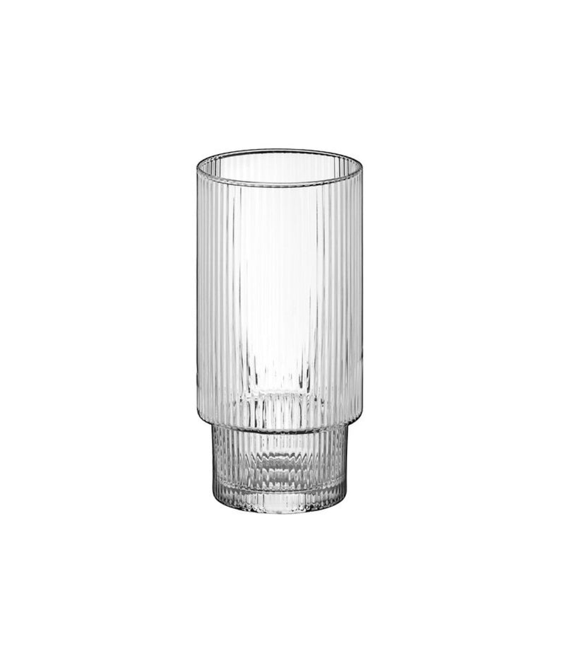 Ribbed Glass Cups