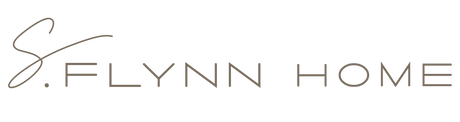 S. Flynn Home logo in a minimalist style with a signature design.