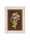 Lilac Dahlia on Brown Framed Artwork