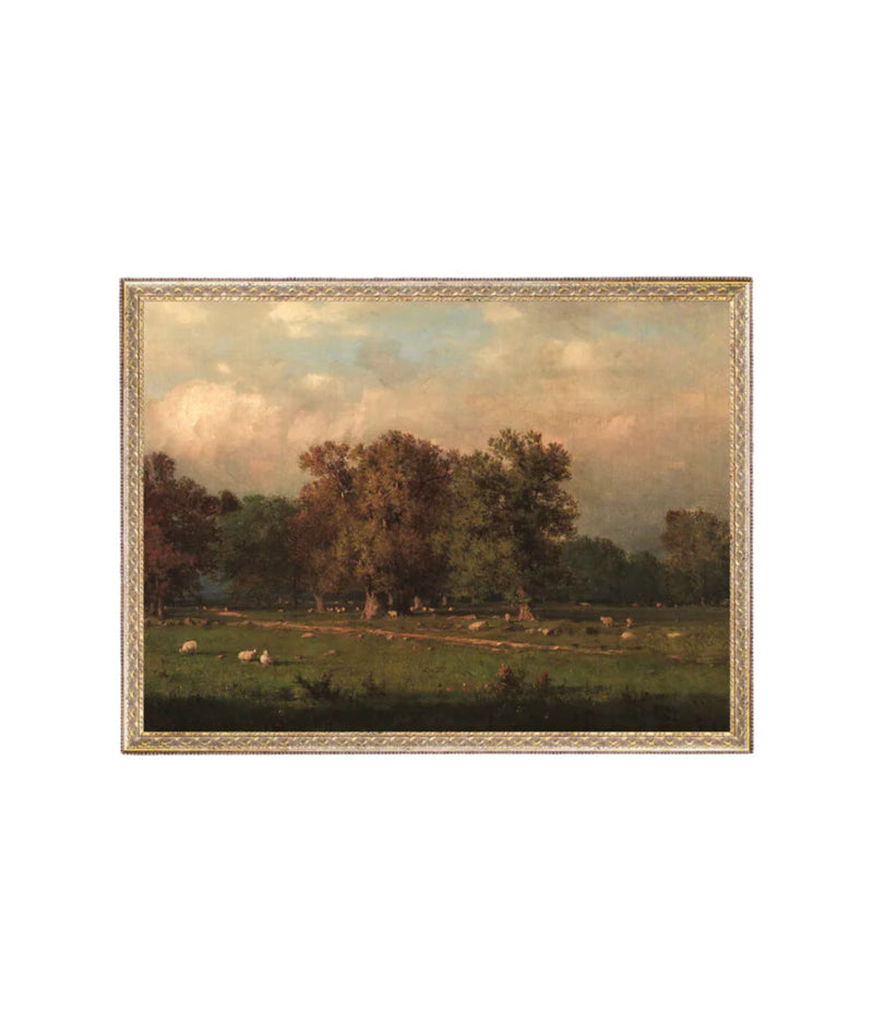 Sheep Farm Framed Art