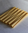 10" Beeswax Taper Candles