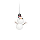 Volleyball Snowman Ornament