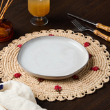 Strawberry Raffia Placemat