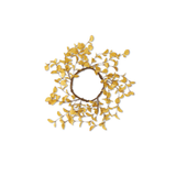 14" Light Yellow Eucalyptus Candle Ring