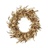 24" Natural Millet Autumn Wreath