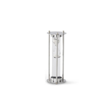 Silver Metal Floating Hourglass
