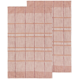 Bisque Finley Check Dishtowels Set of 2