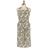 Viridian Block Print Apron