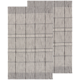 Pewter Finley Check Dishtowels 2pk