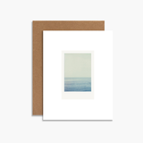 Calm Sea Polaroid Greeting Card
