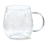 Snowflake Glass Mug