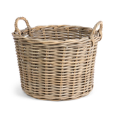 Round Rattan Storage Basket