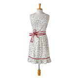 Winter Berries Ruffle Apron