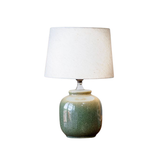 Green Fleck Ceramic Lamp