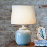 Slate Blue Ceramic Lamp