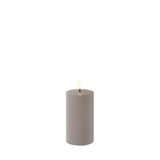 Sandstone 4" Uyuni LED Pillar Smooth Candle
