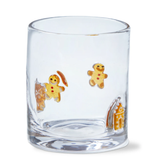 Gingerbread Man + House Glass