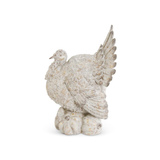 Distressed Resin Turkey On Pumpkins