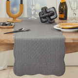 Slate Quilted Runner