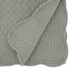 Blue Grey Quilted Runner