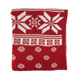 Knitted Christmas Throw
