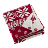 Knitted Christmas Throw