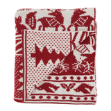 Knitted Christmas Throw