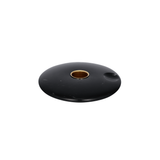 Black Chamber Taper Candle Holder