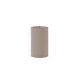 Sandstone Uyuni LED 6" Outdoor Pillar Candle