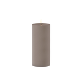 Sandstone Uyuni LED 8" Outdoor Pillar Candle