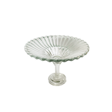 7.5" Pressed Glass Pedestal Bowl