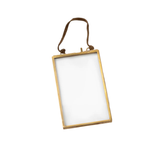 Vertical Brass Picture Frame