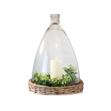 Glass Dome with Willow Base
