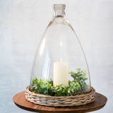 Glass Dome with Willow Base