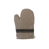 Thieffry Black Linen Oven Mitt