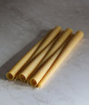 10" Beeswax Taper Candles